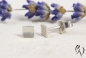 Preview: Ohrstecker Nathar, Platin 950/-, strichmatt